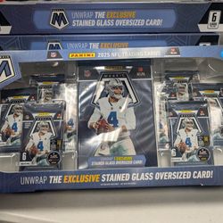 2025 Mosaic NFL Bundle With Oversized Stained Glass