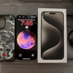 Iphone 15 Pro Max 256Gb titanium unlocked