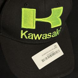 Kawasaki Black & Neon Green Hat *Fathers Day Gift Idea*