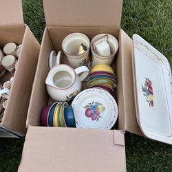 Dish Set - Complete Over 50 Pieces 