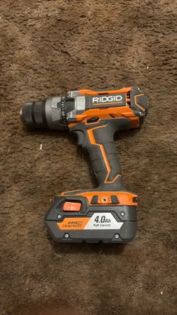 Ridgid drill and battery