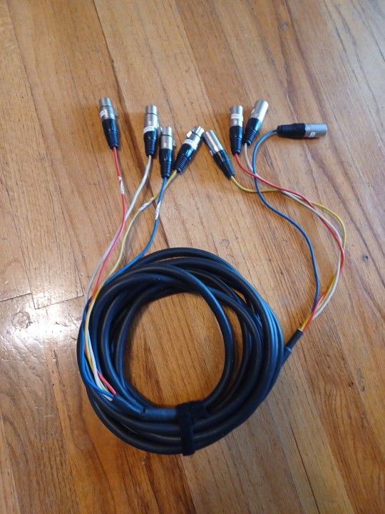 4- Conductor 20ft XLR Plug To Jack