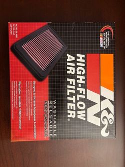 K&N air filter for BMW 335i N55 engine