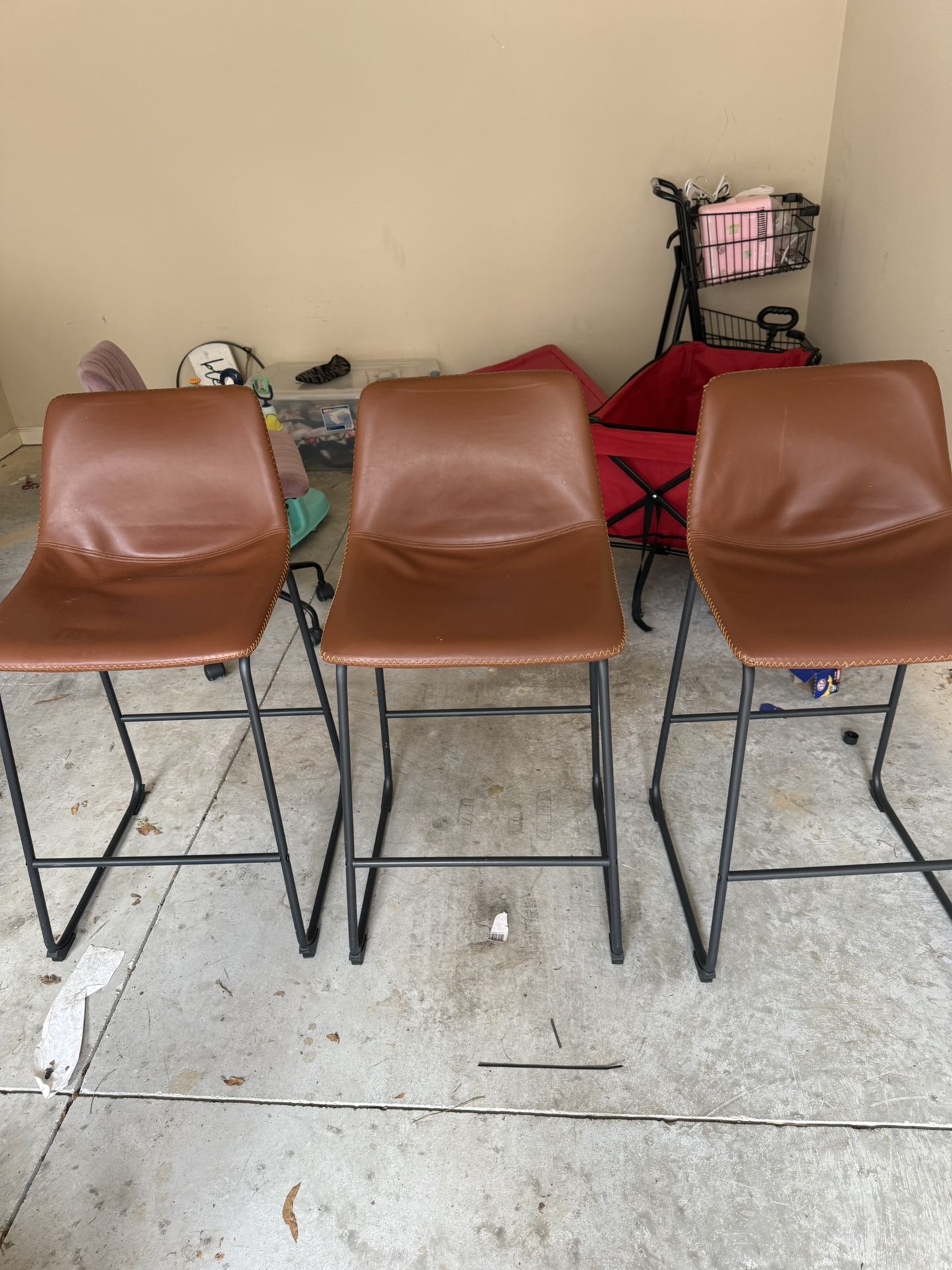 Set Of 4 New Bar Stools