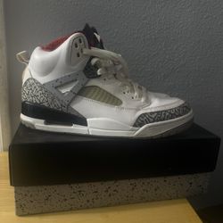 (2007) Size 10.5M Jordan Spizike White Cement Grey