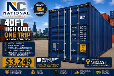 40FT High Cube One Trip – Chicago, IL – $3,249