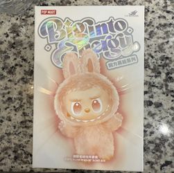 POP MART THE MONSTERS Big into Energy Labubu Vinyl Plush 