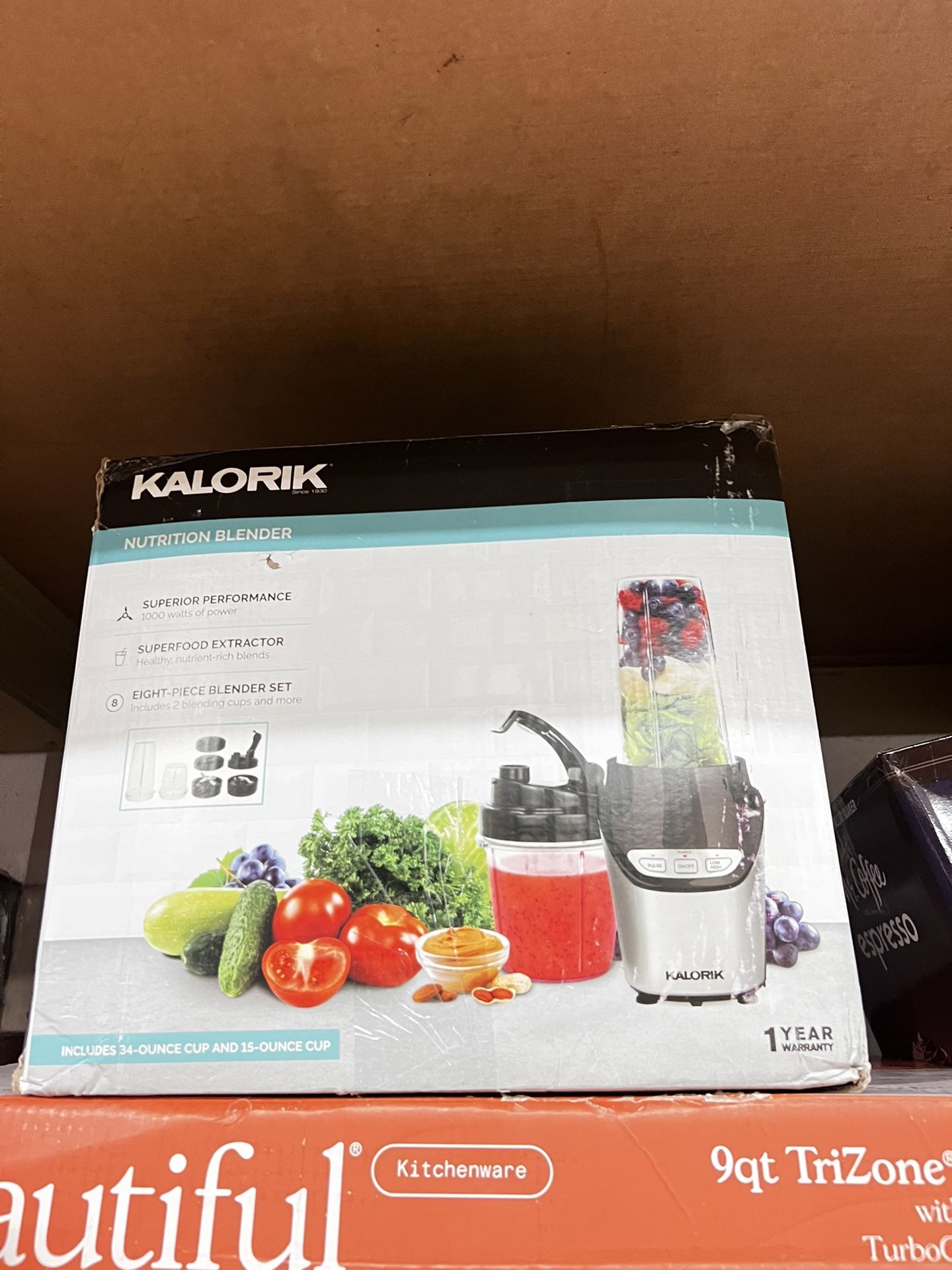 8-Piece Nutrition Blender Set 1600W Peak Power, New in Box