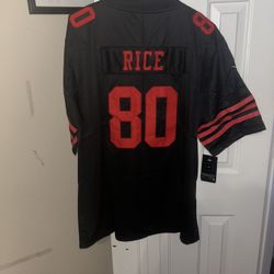 Nike San Francisco 49ers Jerry Rice black jersey size XL