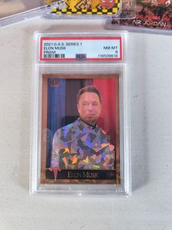 Elon musk rookie card 2021 prism
