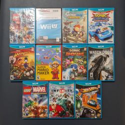 Nintendo Wii U Mario Sonic Games Lot 11 For $40
