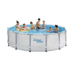 Summer Waves 14-ft Elite Frame Swimming Pool