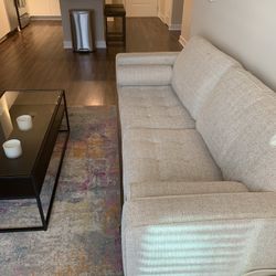 Cream White Couch (Excellent Condition) 