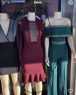 Vestido Burgundy Size M