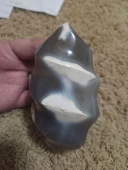 Orca Agate Polished Agate Flame
