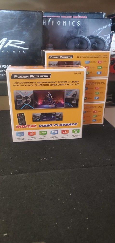 POWER ACOUSTIK 4.3" LCD STEREO