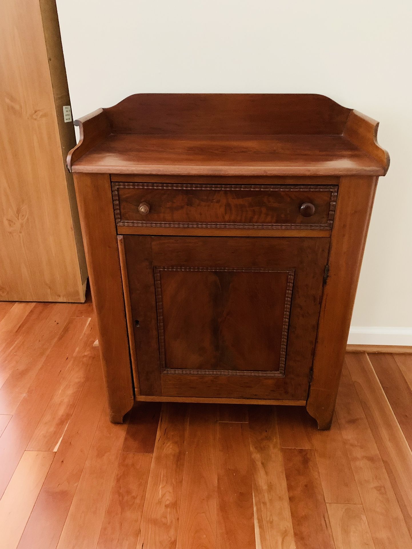 Antique Wooden Cabinet For Vinyl Albums