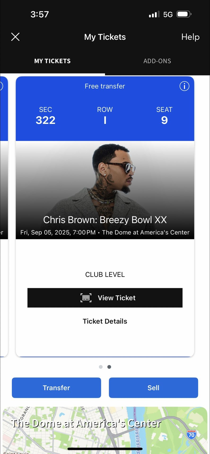 Chris Brown In St Louis Breezy Bowl