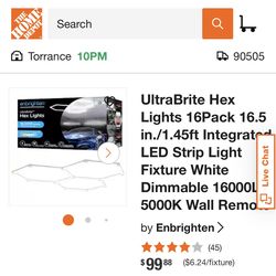 Enbrighton Ultra Bright Hex Lights