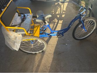 3 Wheeler Bike with back bench seat