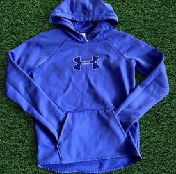 Under Armour blue pullover hoodie #hoodie
