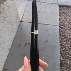 4 CT MOISSANITE DIAMOND RING w/ HIDDEN HALO  Size 7