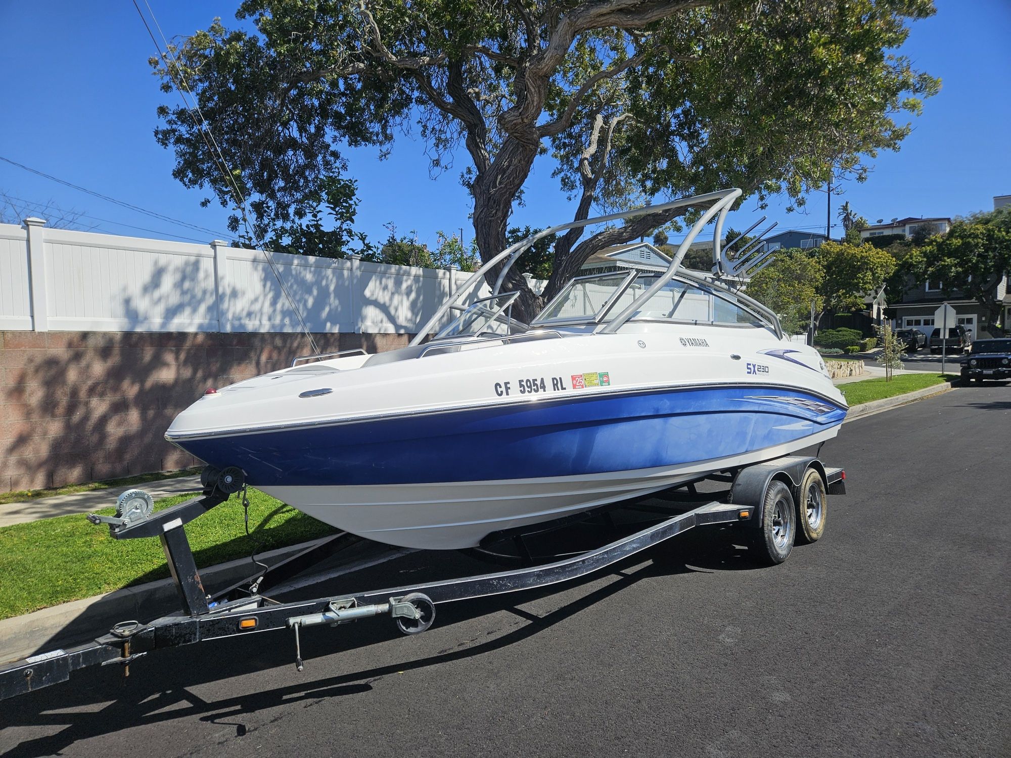 2007 Yamaha SX230 High Output With Trailer