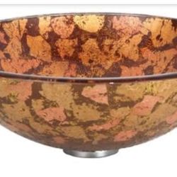 Sink 16-1/2 Golden Sunset Glass, Kraus brand. $ 69 OBO