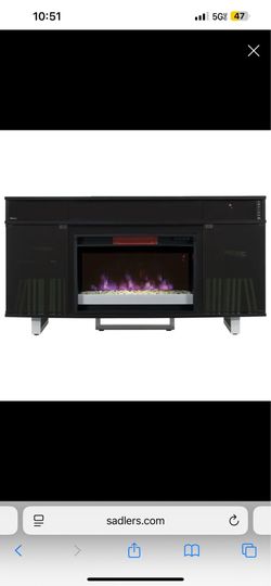 Electric fireplace Bluetooth mantle