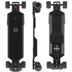 Maxfind Belt Motor All-Terrain Electric Skateboards with Remote 38" Electric Longboard for Adults Teens Kids (FF Belt)
