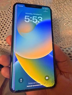 iPhone 11 Pro Max 256gb factory unlocked. LCD and creen damage. But working excellent