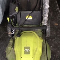 Sunjoe Electric Mower with Bag