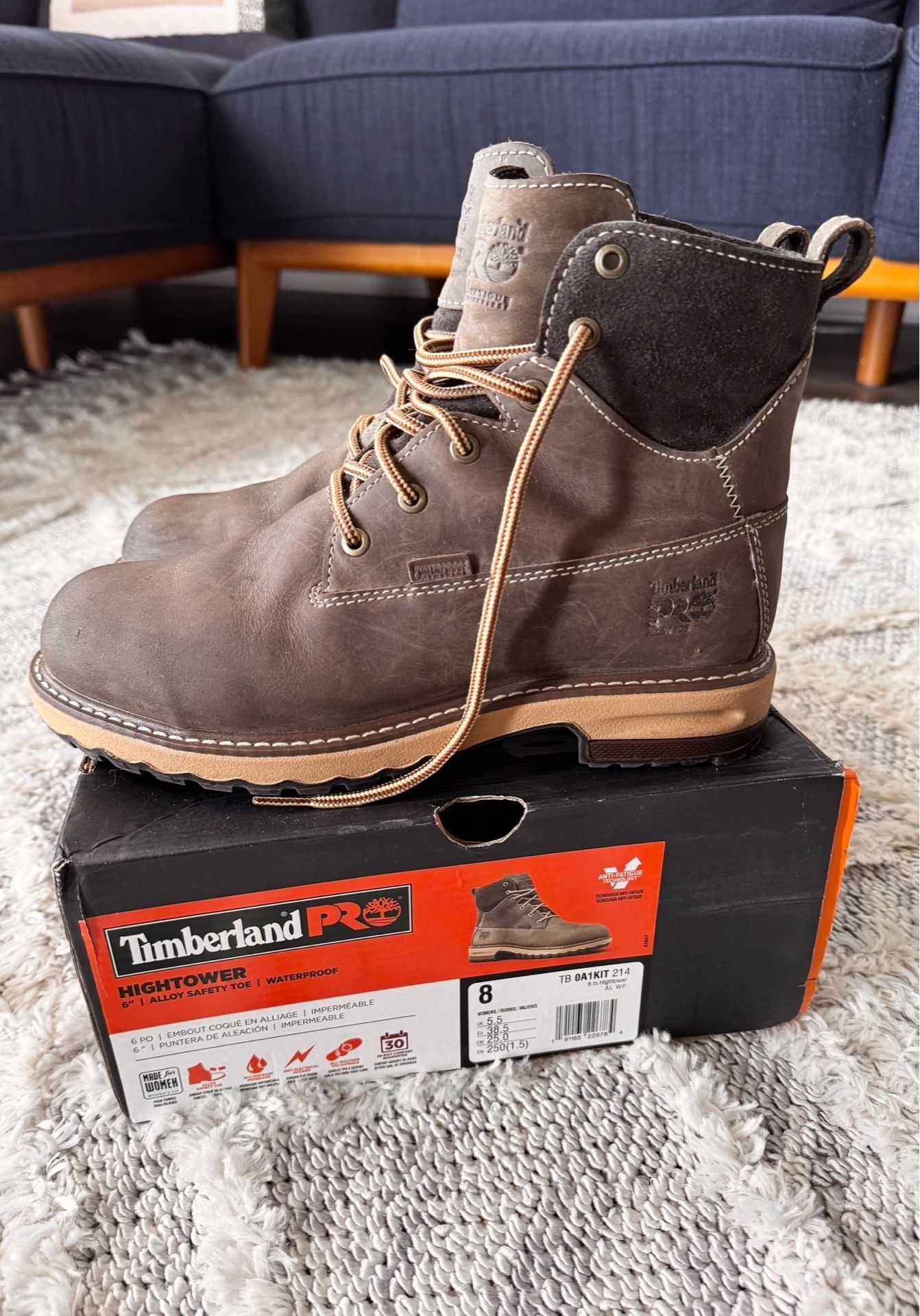 Timberland Pro Hightower 6” Alloy Toe Safety Work Boots