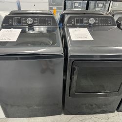 GE Profile Top Load Washer And Dryer Set