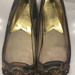 Michael Kors Lilie Logo Flats Camouflage