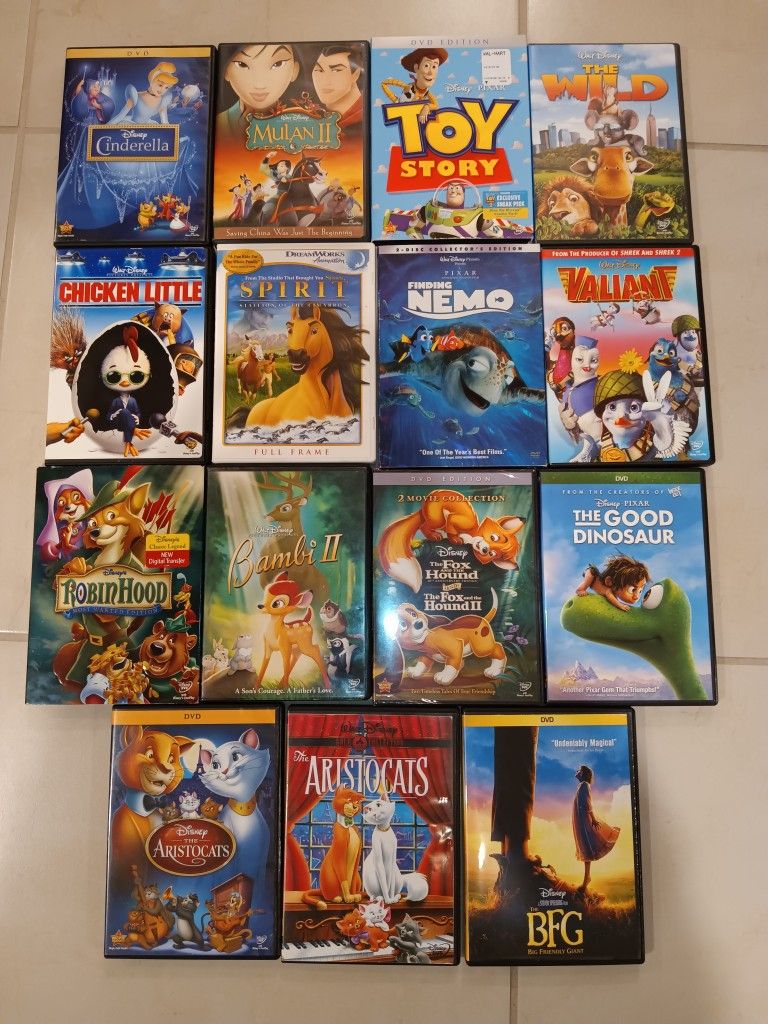 Lot Of 204 Kids DVD Movies All For $50
