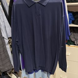 St. John’s Bay Long Sleeve Polo Shirt-3XL