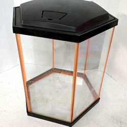 Aqueon NeoGlow Hexagon 8 Gallon Tank with Top
