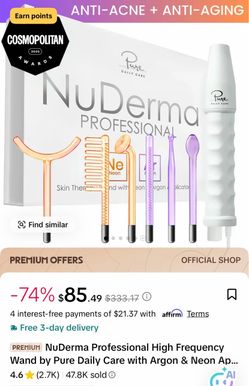 NuDerma High Frequency Wand