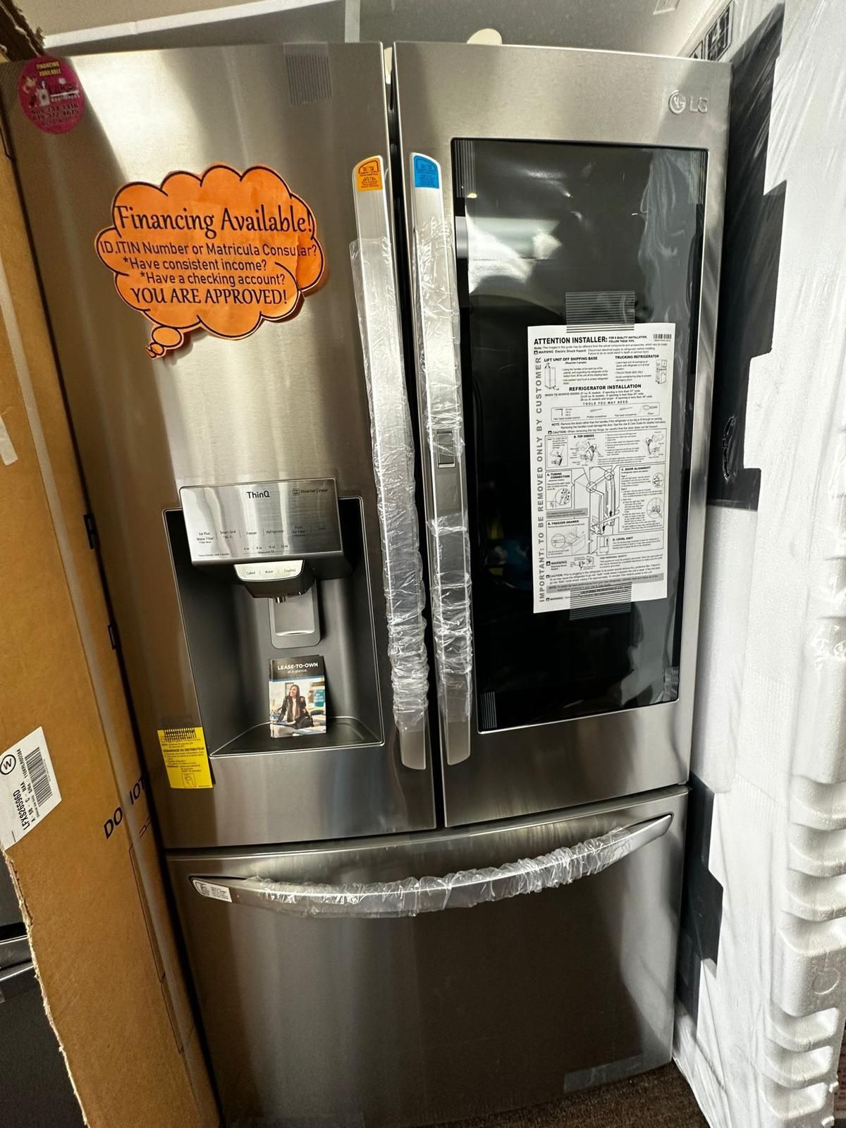 New LG Instaview Refrigerator for Sale in San Bernardino, CA OfferUp