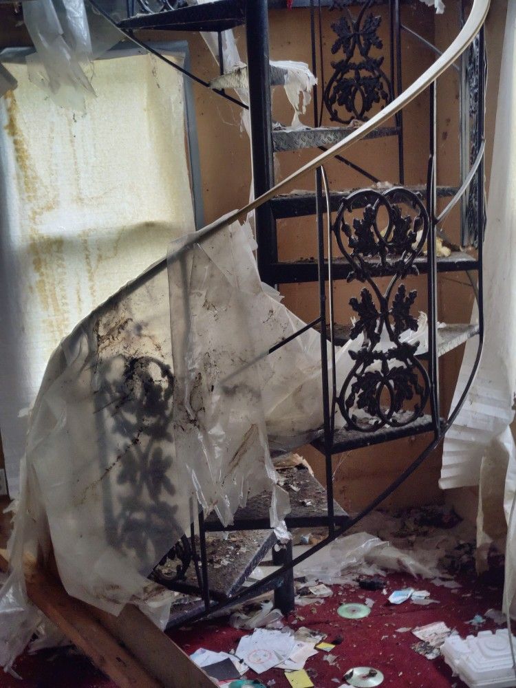 Antique Iron Staircase