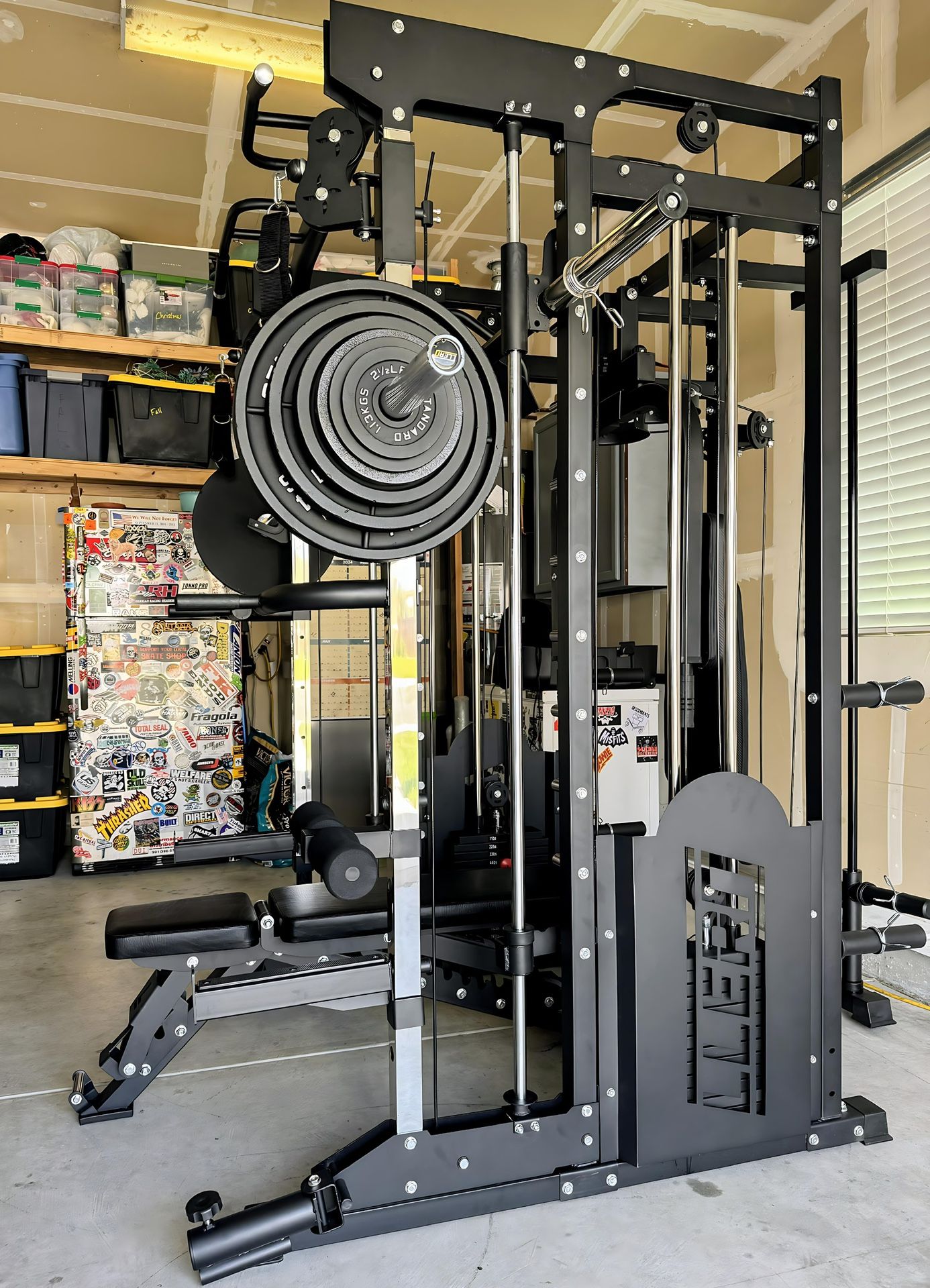 LLERO M5 Smith Machine - Bench & Weights Included - Free Delivery & Assembly