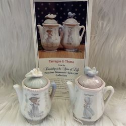 Precious Moments Spice Jars 