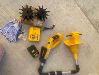 Cordless Electric Garden Tiller Cultivator – New, Battery Included