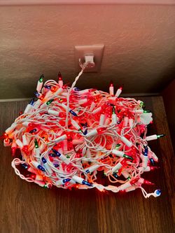 LED multi color Christmas lights - Red color