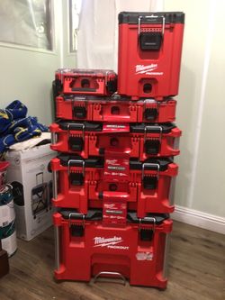 New Milwaukee pack out  w 3 extra boxes