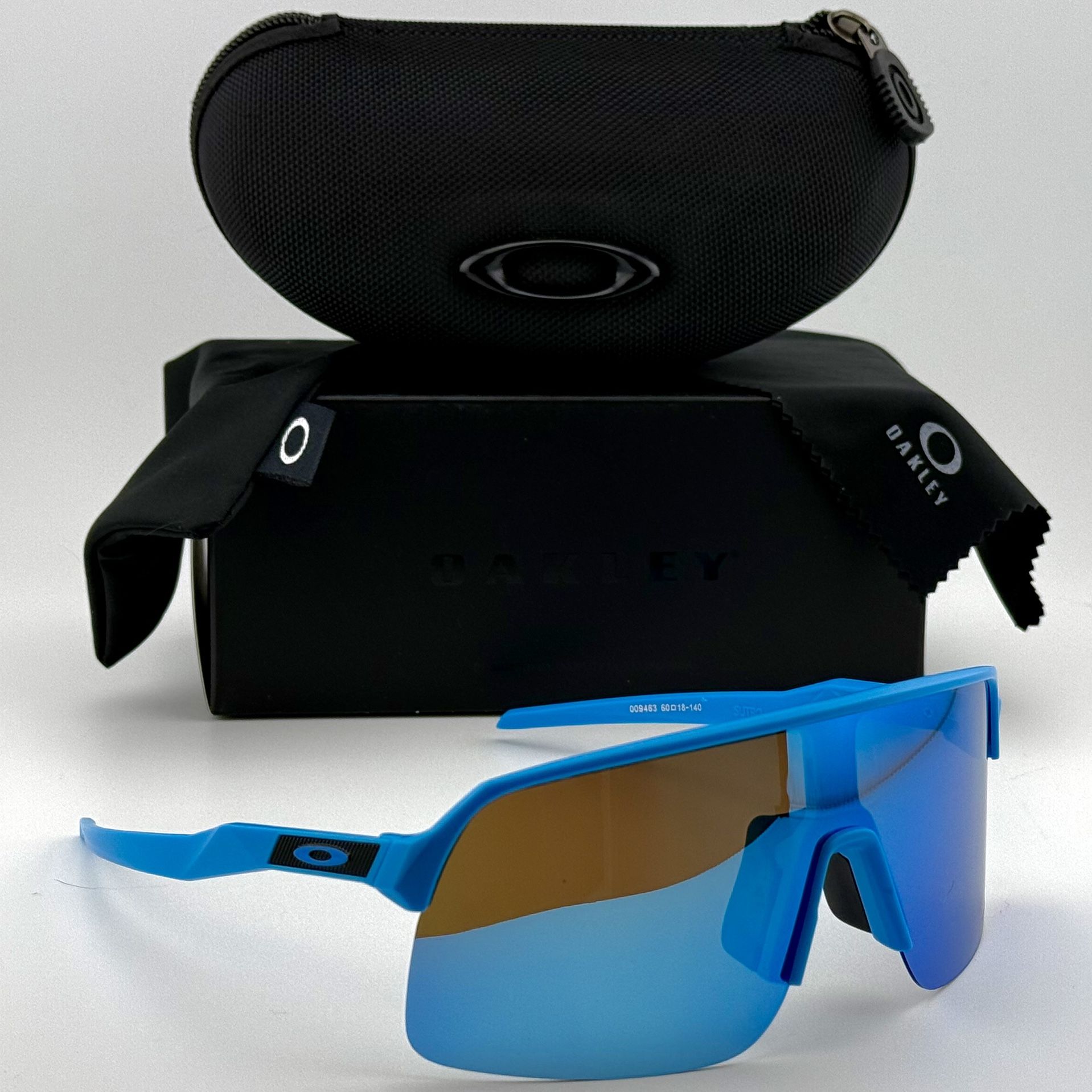 Oakley Sutro Lite Sunglasses - Prizm Sapphire Polarized Lenses, Sky Blue Frame