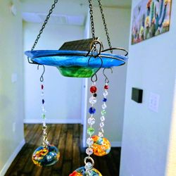 Bird Feeder And Fountain Solar 