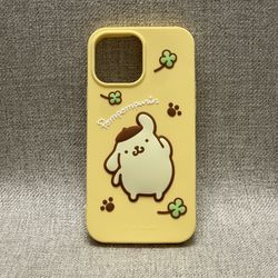 3D Pompompurin Phone Case in Yellow Color