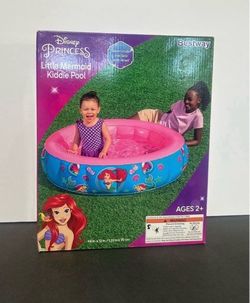 Disney Princess Little Mermaid Inflatable Above Ground Kiddie Pool